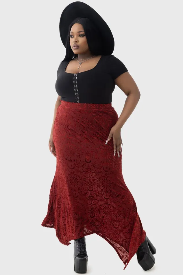 Killstar Maxi Skirts Women Lepidoptera Maxi Skirt