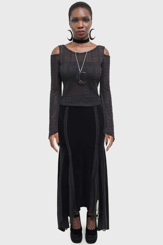 Killstar Maxi Skirts Women Morose Skirt