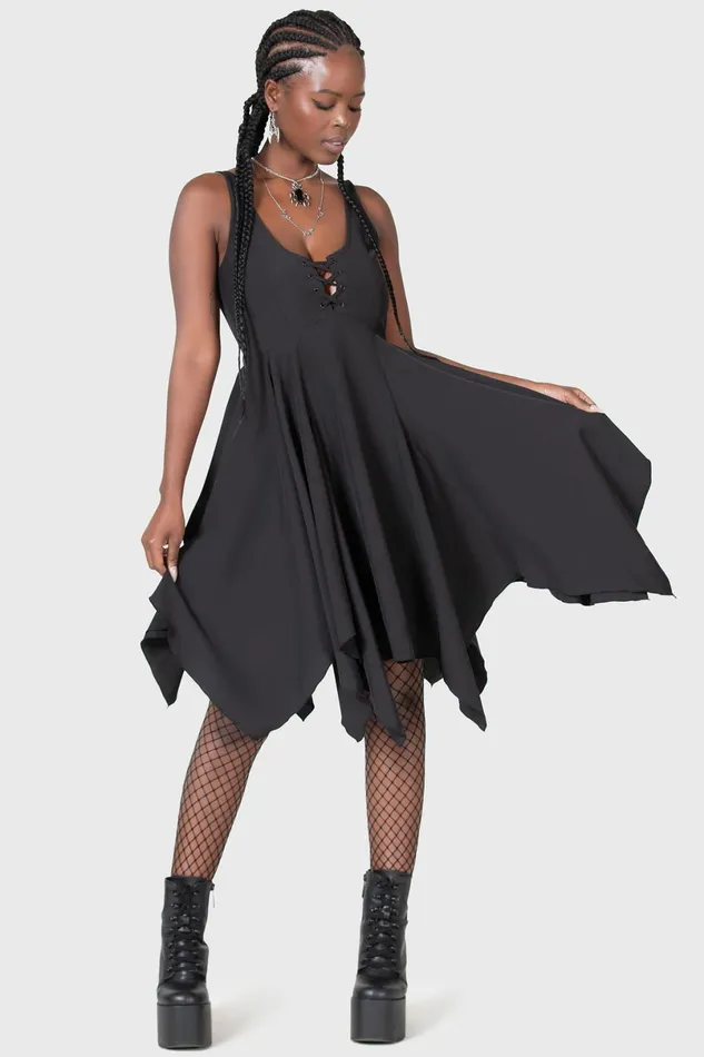 Killstar Midi Women Descend Dress