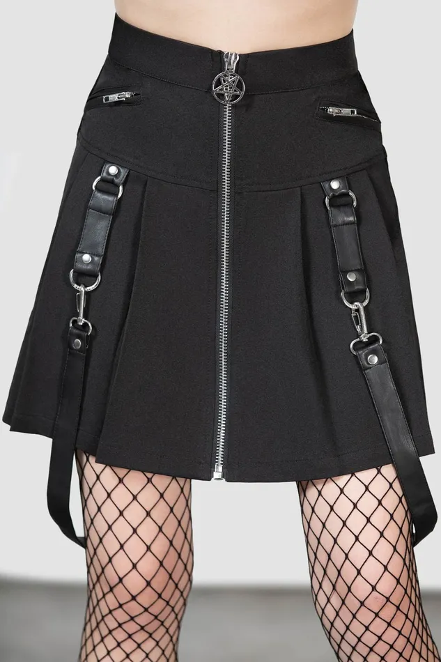 Killstar Mini Skirts Women Blaire Btch Mini Skirt B
