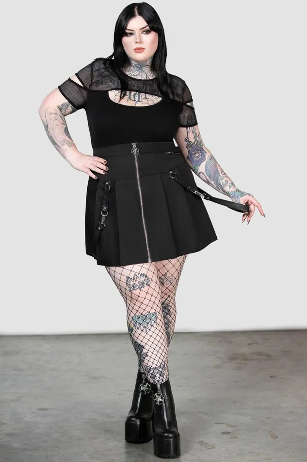 Killstar Mini Skirts Women Blaire Btch Mini Skirt B