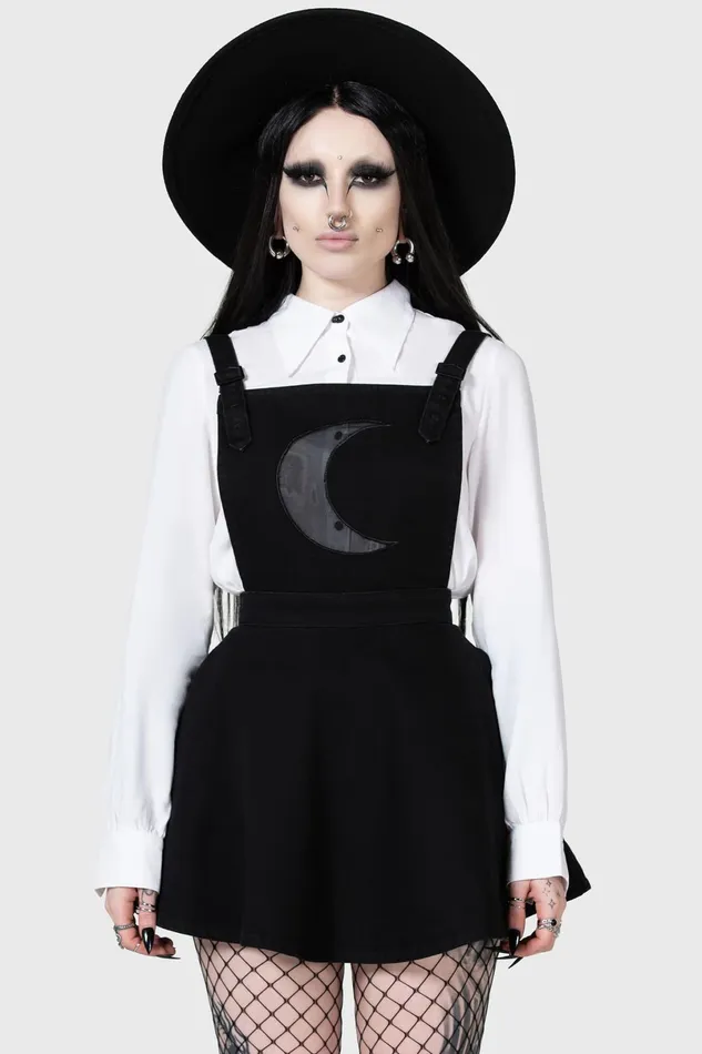 Killstar Mini Women Luna Orb Pinafore Dress