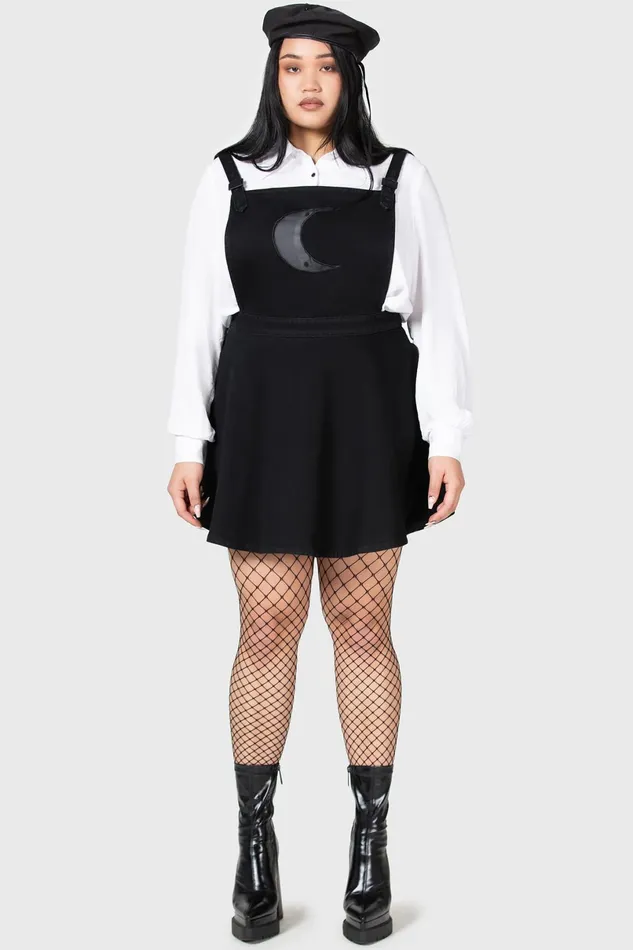 Killstar Mini Women Luna Orb Pinafore Dress