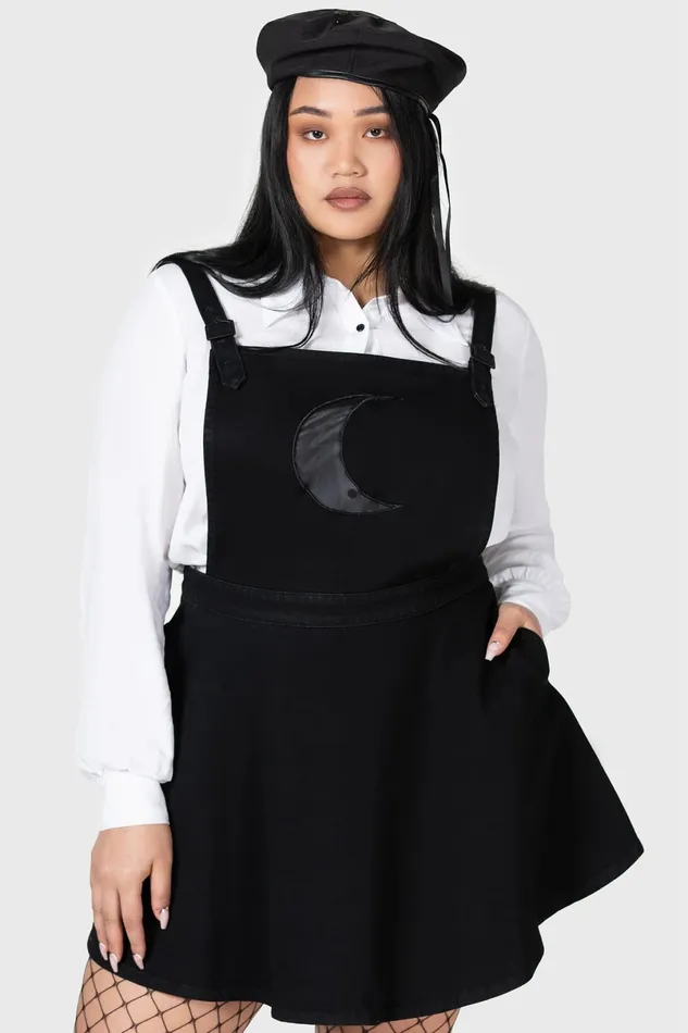 Killstar Mini Women Luna Orb Pinafore Dress