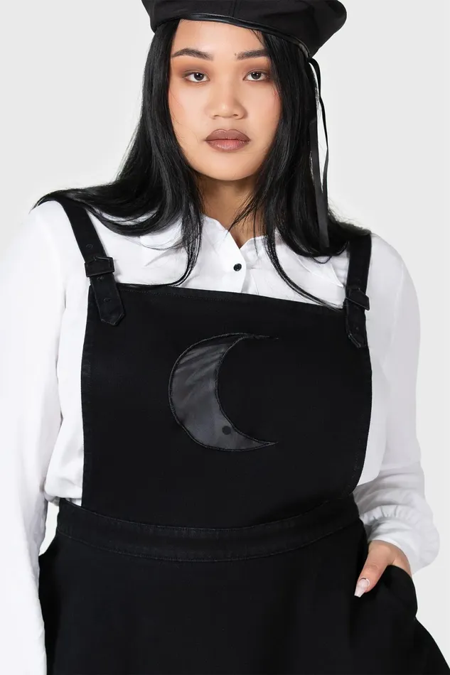 Killstar Mini Women Luna Orb Pinafore Dress