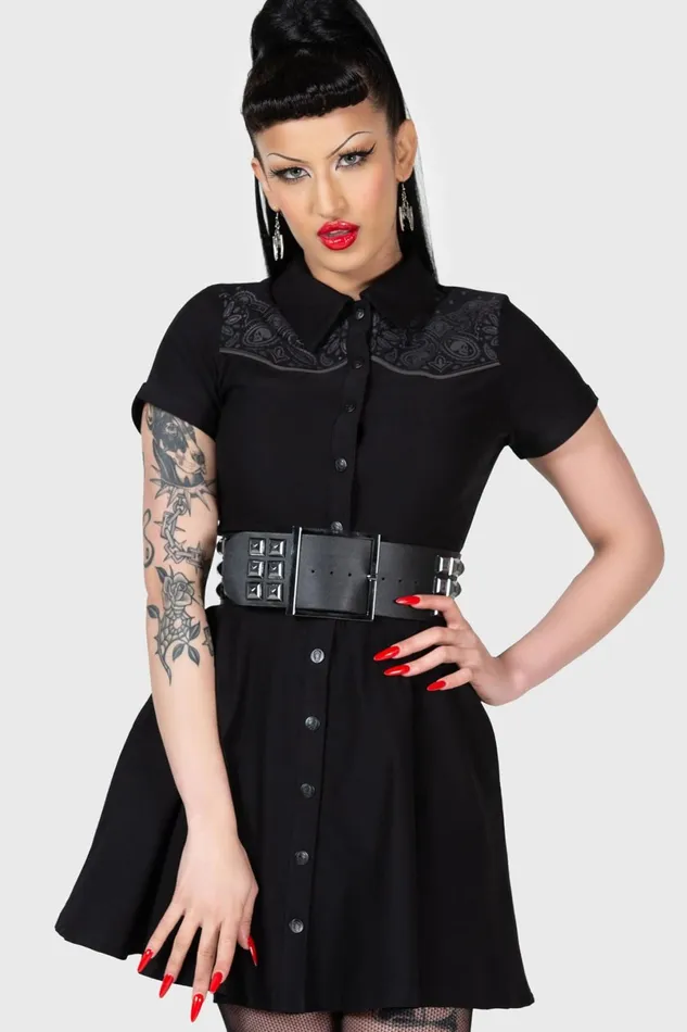 Killstar Mini Women No Where039s Ville Skater Dress