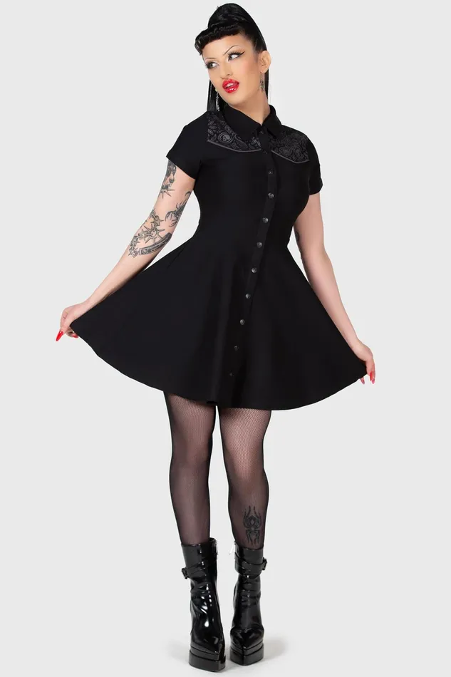 Killstar Mini Women No Where039s Ville Skater Dress