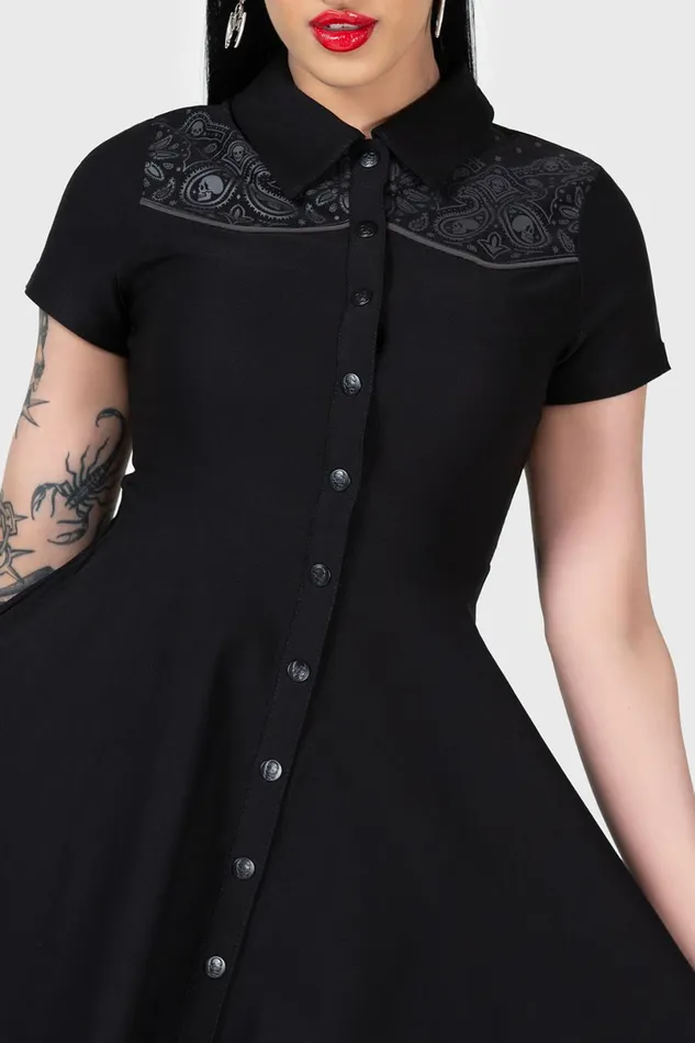 Killstar Mini Women No Where039s Ville Skater Dress