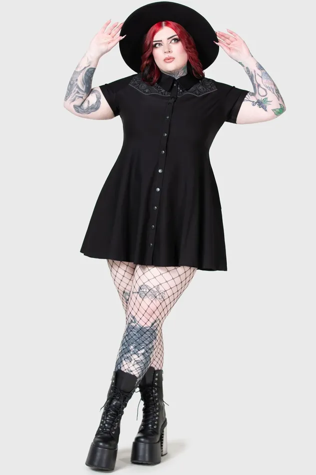 Killstar Mini Women No Where039s Ville Skater Dress