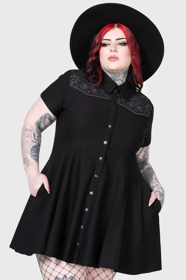 Killstar Mini Women No Where039s Ville Skater Dress