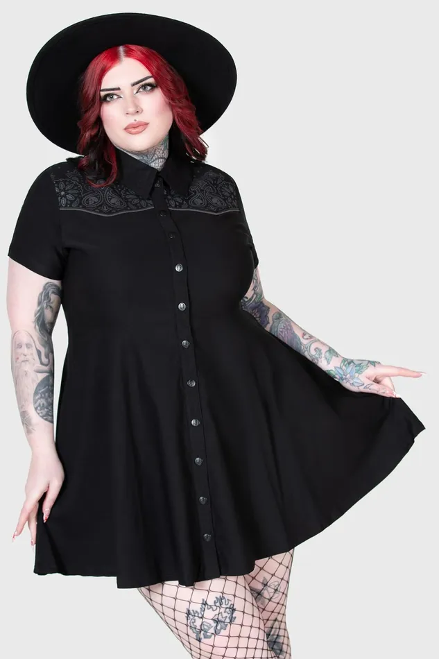 Killstar Mini Women No Where039s Ville Skater Dress
