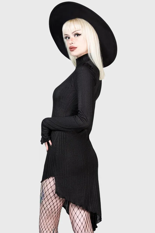 Killstar Mini Women Stone Heart Asymmetric Dress