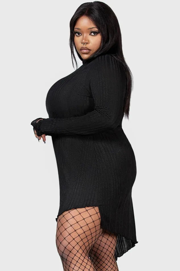 Killstar Mini Women Stone Heart Asymmetric Dress