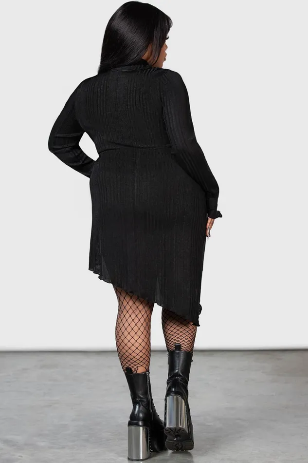Killstar Mini Women Stone Heart Asymmetric Dress