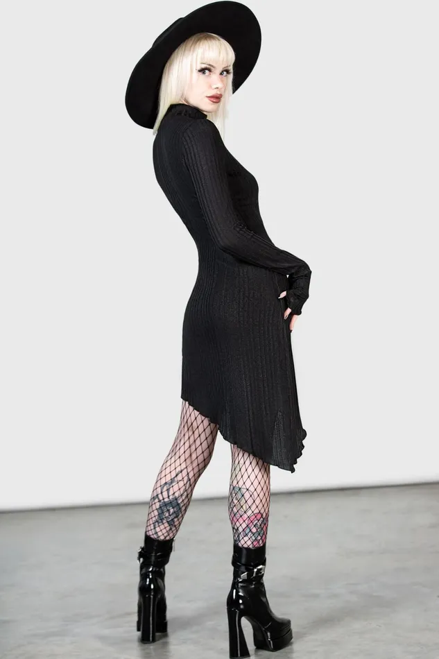 Killstar Mini Women Stone Heart Asymmetric Dress