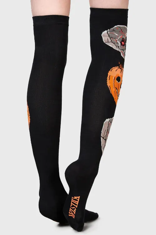 Killstar Socks and Tights Women Morbid Over Knee Socks