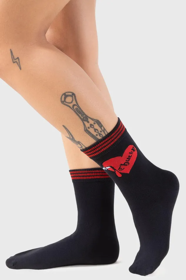Killstar Socks and Tights Women The Lovers Ankle Socks