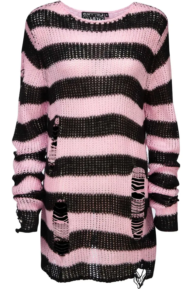 Killstar Sweaters Women Bad Blossoms Knit Sweater