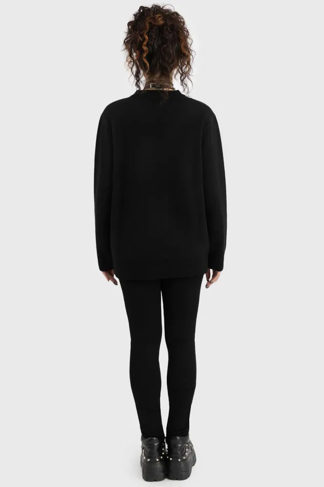 Killstar Sweaters Women I Like To Be Hugged Knit Sweater
