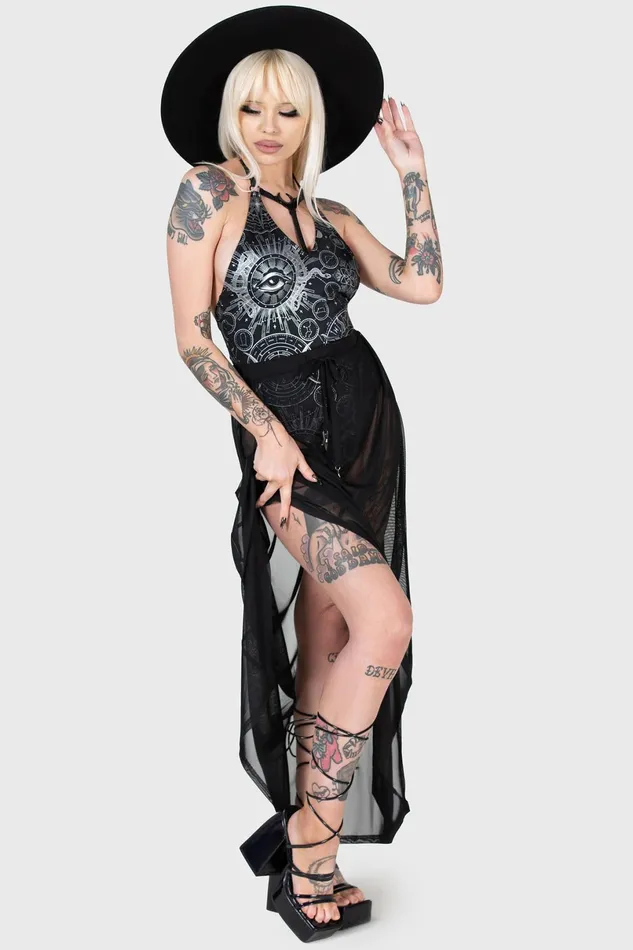 Killstar Swim Women Lunar Tide Swimsuit