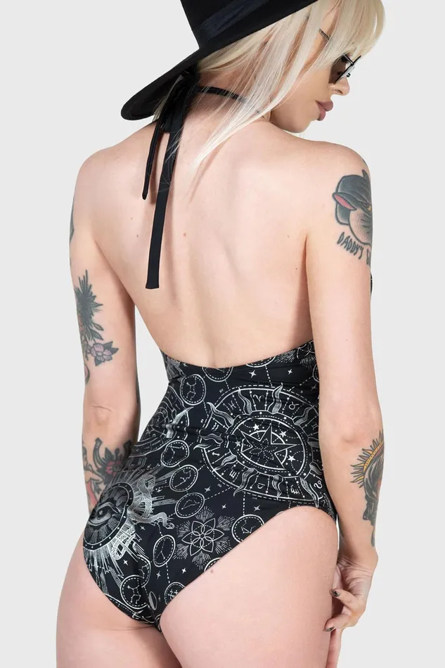 Killstar Swim Women Lunar Tide Swimsuit