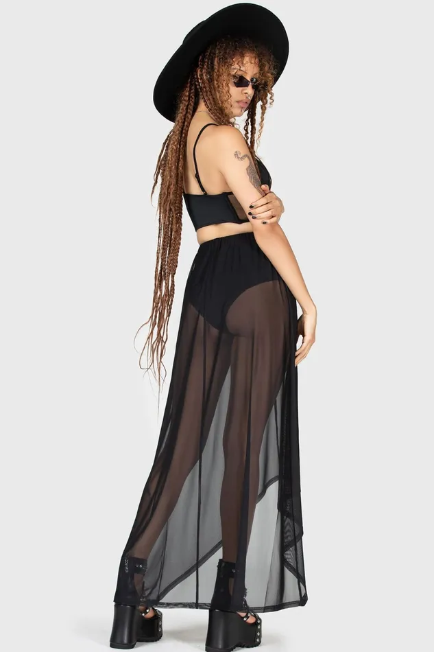 Killstar Swim Women Umbra Maxi Skirt