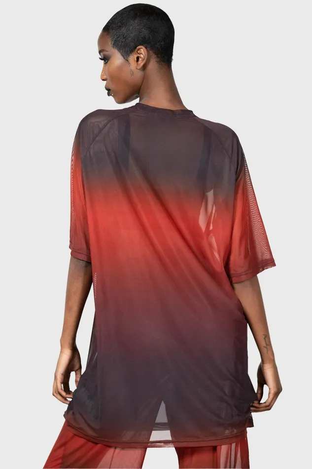 Killstar TShirts and Vests Men Unreal Trance Mesh Top