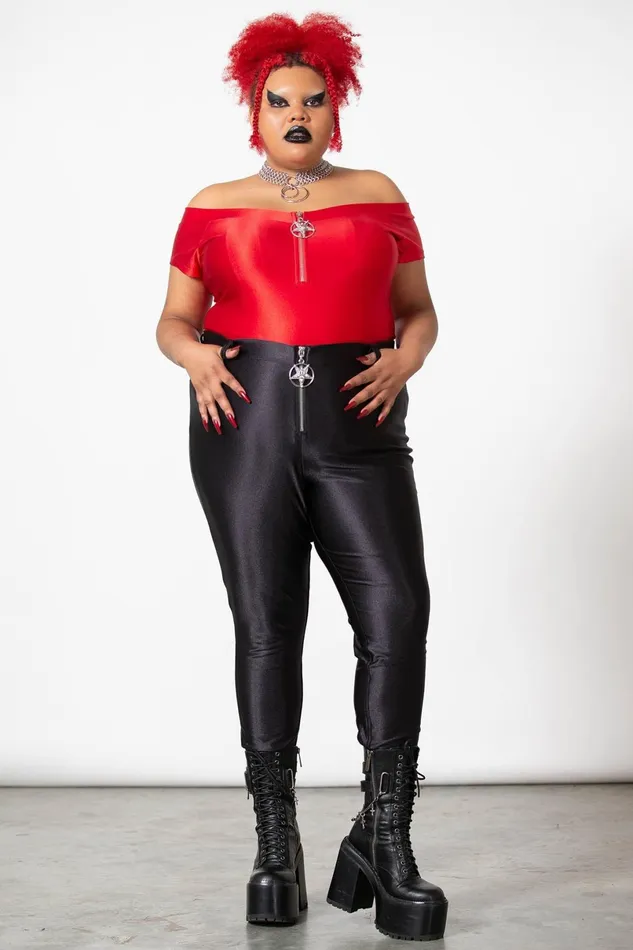 Killstar TShirts and Vests Women Vervain Top SCARLET