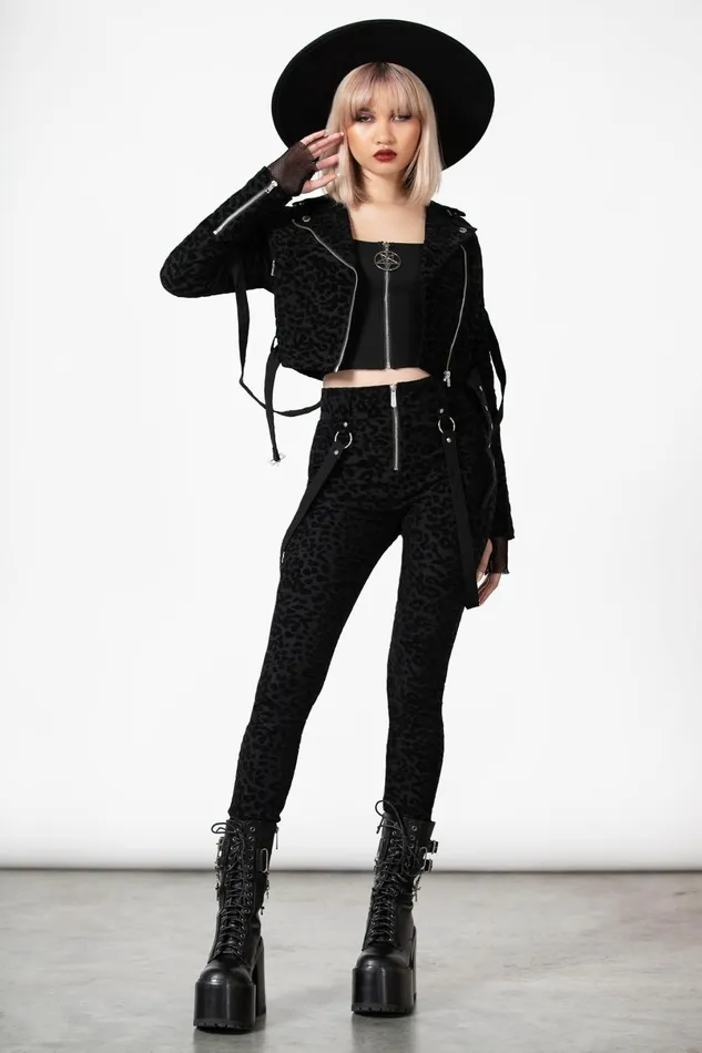 Killstar Trousers and Jeans Women Hellcat Zip Trousers