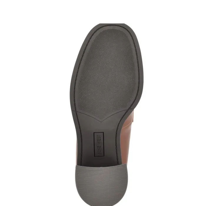 Koolo Casual Moc Loafers Medium Brown Women Nine West Heels Koolo Casual Moc Loafers Medium Brown Women Nine West Heels