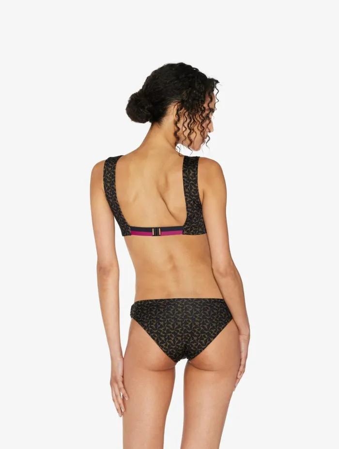 La Perla Bikini Briefs In Dark Green And Black Women Bikinis