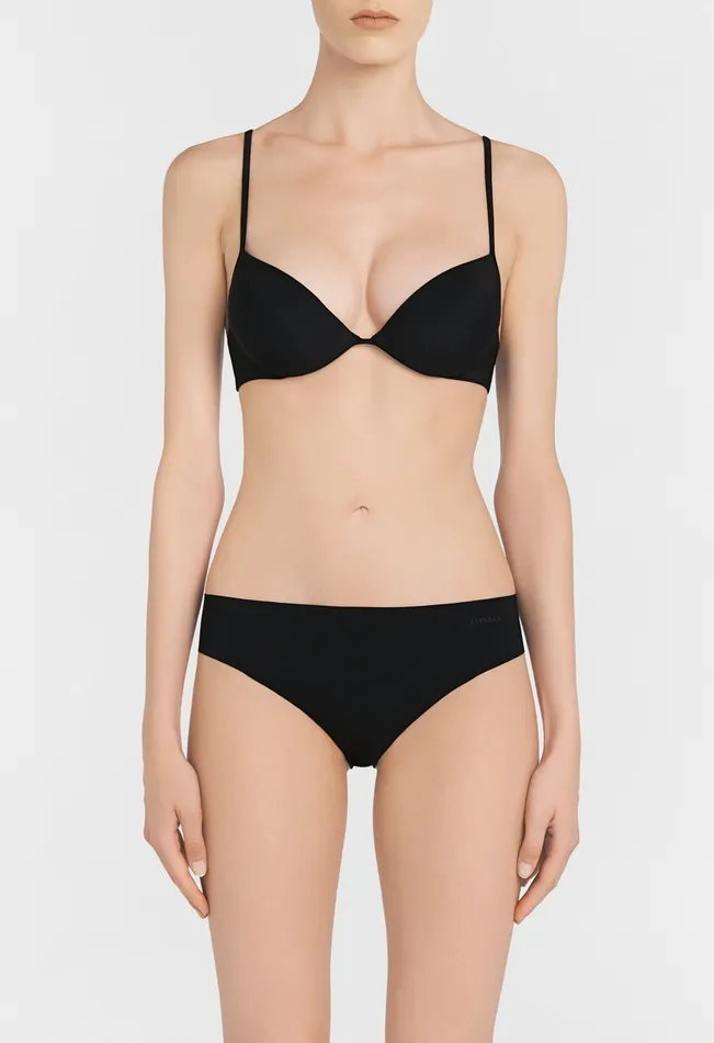 La Perla Black Underwired Padded Pushup Bra Women Padded