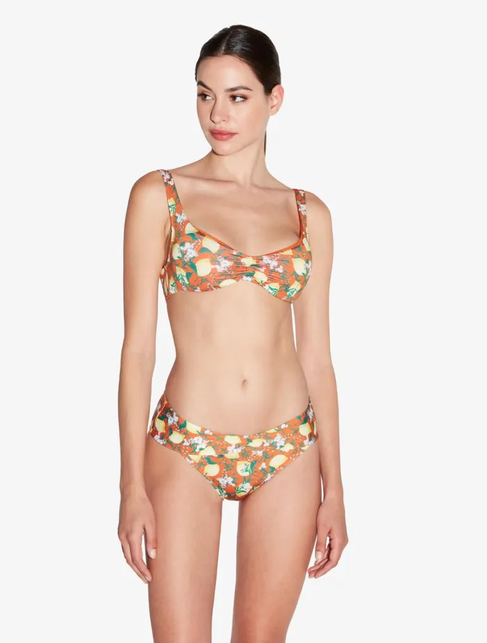 La Perla Orange Printed Bikini Top Women Bikinis