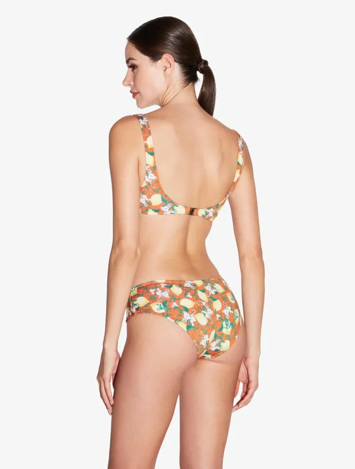 La Perla Orange Printed Bikini Top Women Bikinis