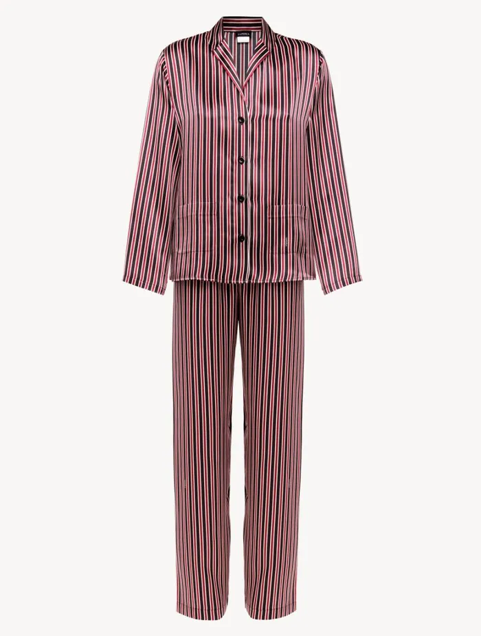 La Perla Silk Striped Pajama Set Women Pajamas