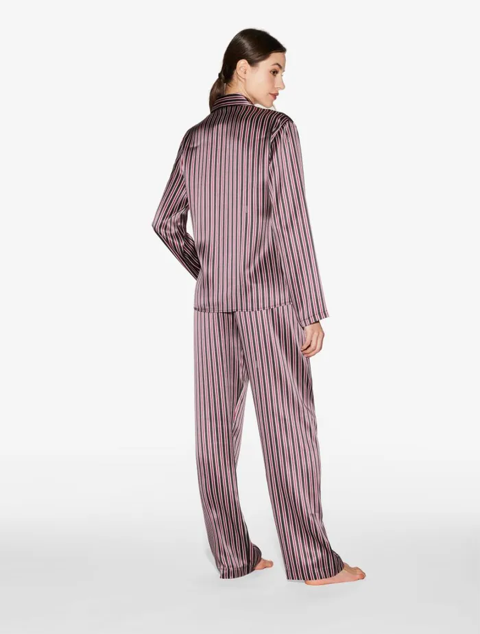La Perla Silk Striped Pajama Set Women Pajamas