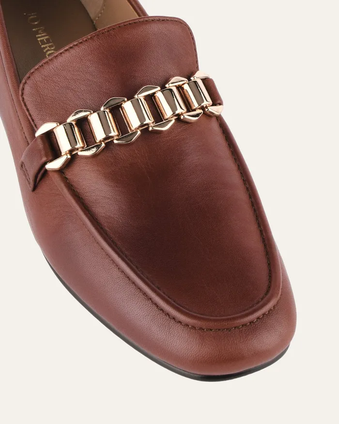 LACE UP and LOAFERS Women Eden loafers chestnut leather jomercer LACE UP and LOAFERS Women Eden loafers chestnut leather jomercer