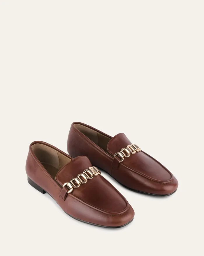 LACE UP and LOAFERS Women Eden loafers chestnut leather jomercer LACE UP and LOAFERS Women Eden loafers chestnut leather jomercer