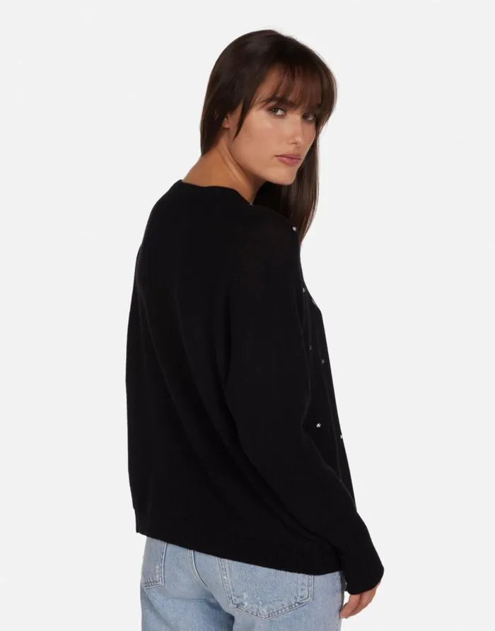 Ladona Diamond Star Black Women Lauren Moshi Sweaters and Knits