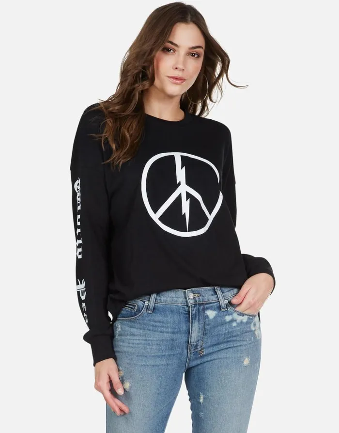 Lassie World Peace Black Women Lauren Moshi Long Sleeve