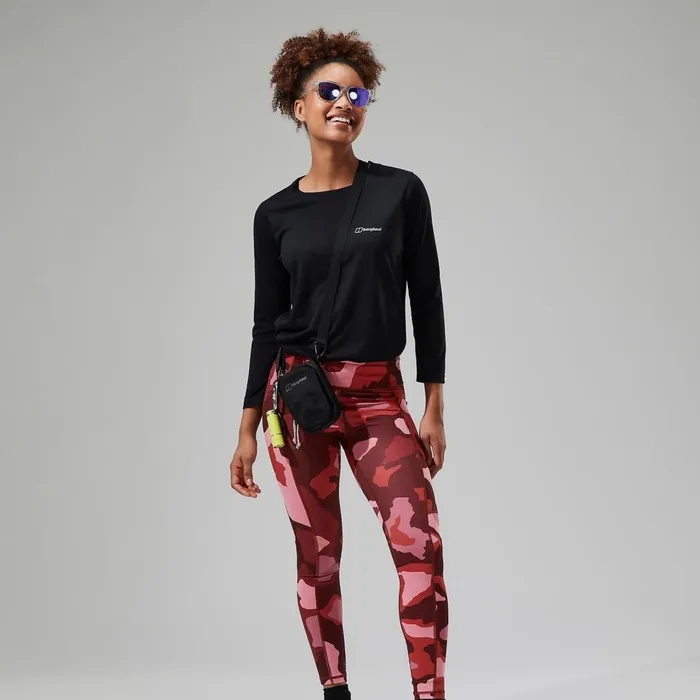 Leggings Women Berghaus Zannia 78 Legging 8211 RedBrownPink