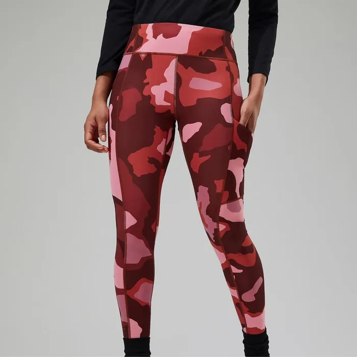 Leggings Women Berghaus Zannia 78 Legging 8211 RedBrownPink