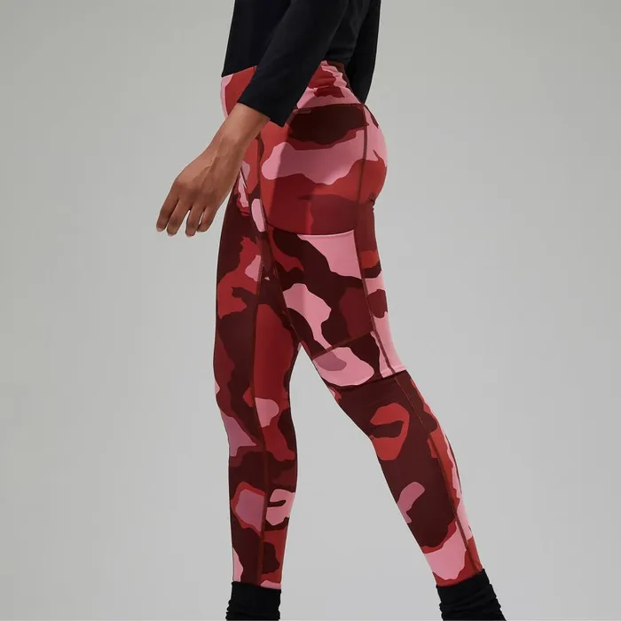 Leggings Women Berghaus Zannia 78 Legging 8211 RedBrownPink