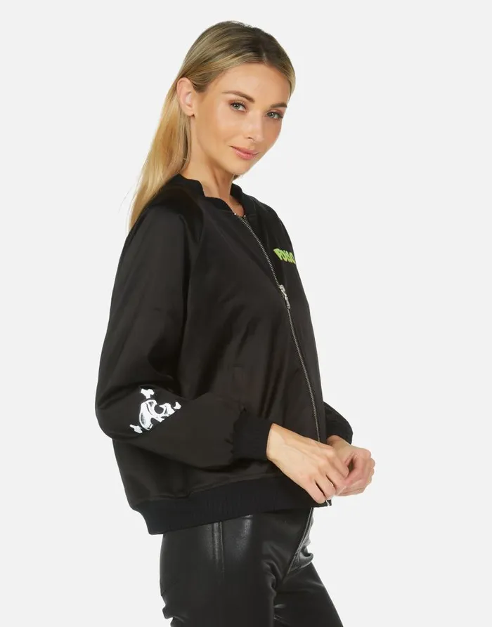 Levelle Poison Cat Black Orange Women Lauren Moshi Jackets