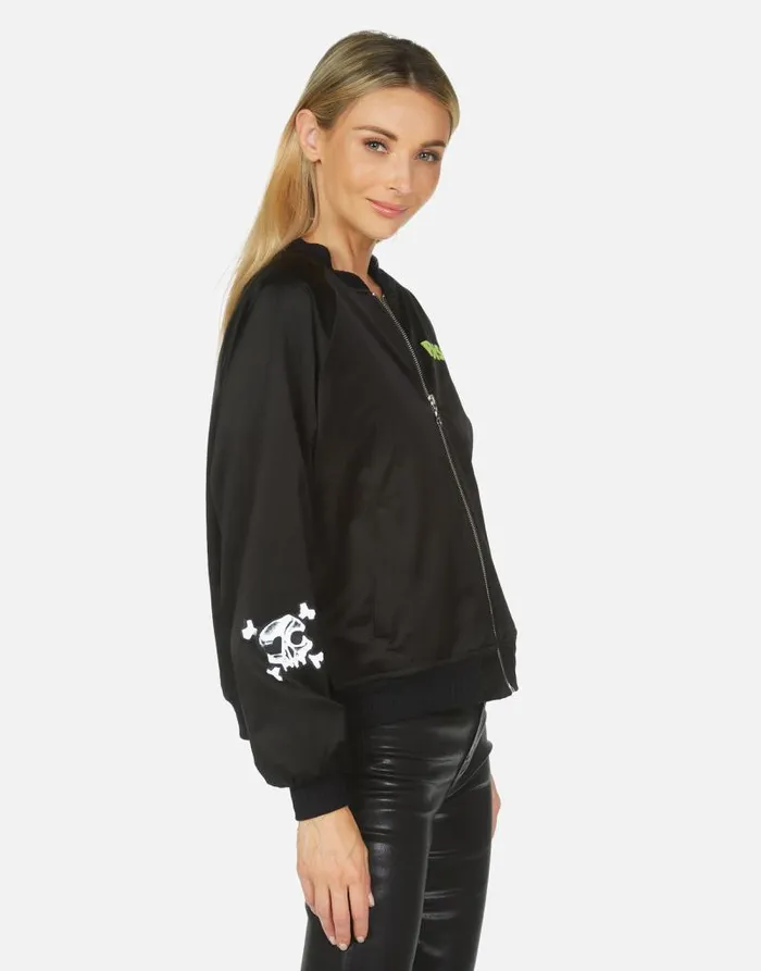 Levelle Poison Cat Black Orange Women Lauren Moshi Jackets