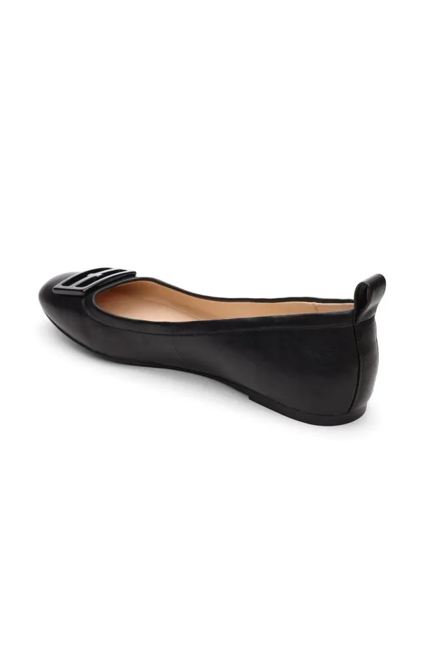 Liverpool Los Angeles Flats FONTANA FLATS WITH ICON Black 8211 Womens
