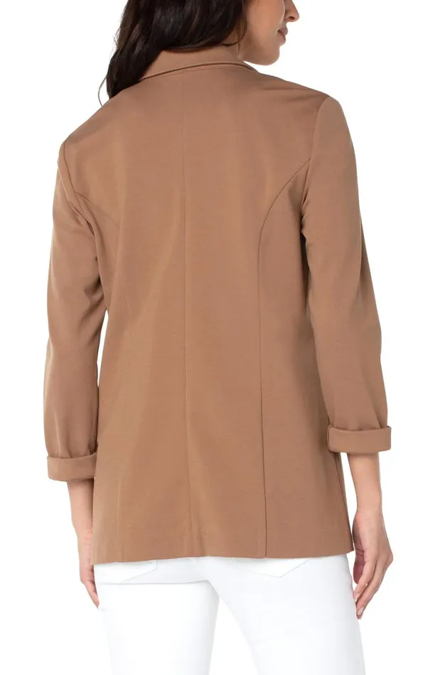 Liverpool Los Angeles Jackets BOYFRIEND BLAZER WITH PRINCESS DARTS Maple 8211 Womens