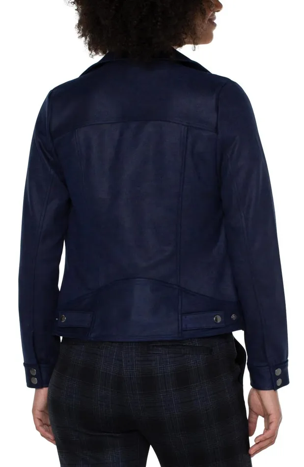 Liverpool Los Angeles Jackets MOTO JACKET Mystic Navy 8211 Womens