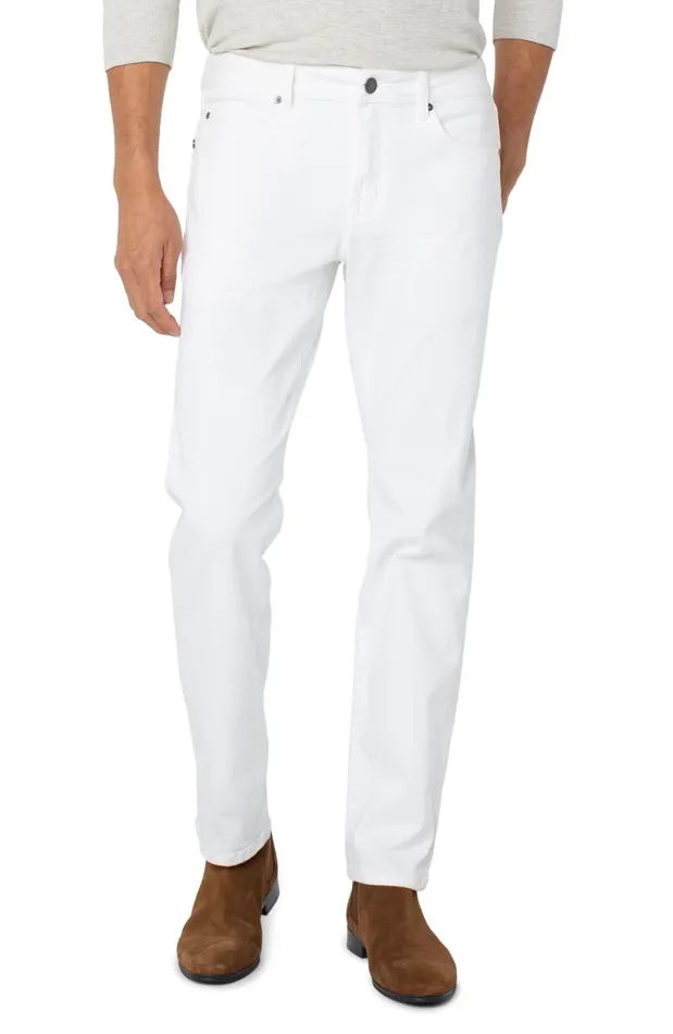 Liverpool Los Angeles Jeans KINGSTON MODERN STRAIGHT COLORED DENIM Porcelain 8211 Mens