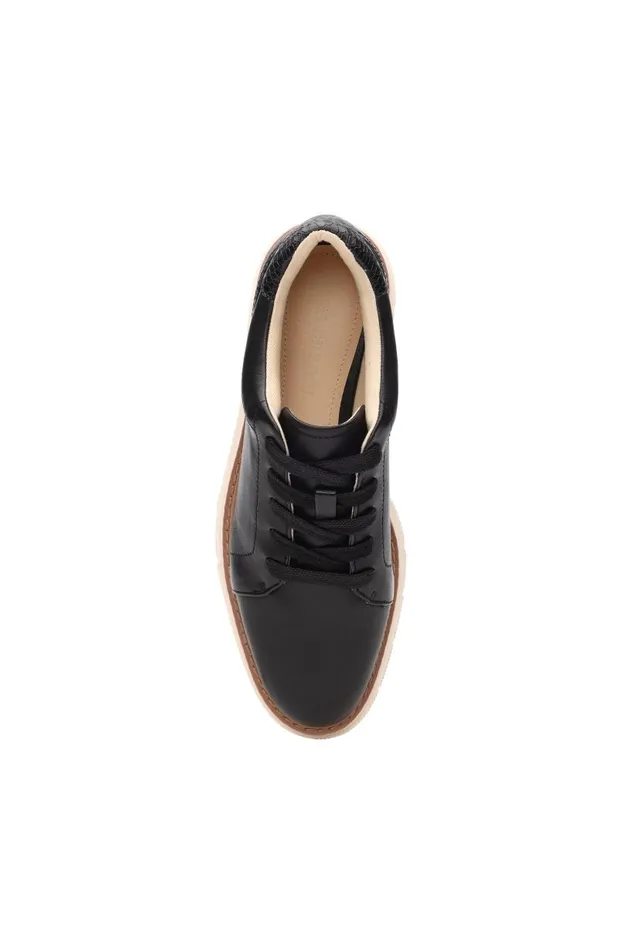 Liverpool Los Angeles Sneakers RIVERSIDE LACE UP PLATFORM WITH RIDGE SOLE Black 8211 Womens